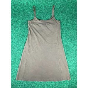 Patagonia Brown Organic Cotton Plain Slim Fit Comfortable Dress Womens Sz Medium